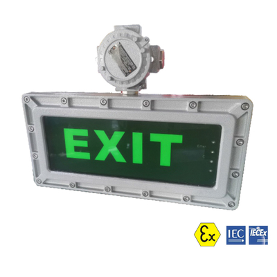 IP67 KHJ Explosion Proof LED Exit Sign Combo Emergency Exit Lights Seri KBDJ11