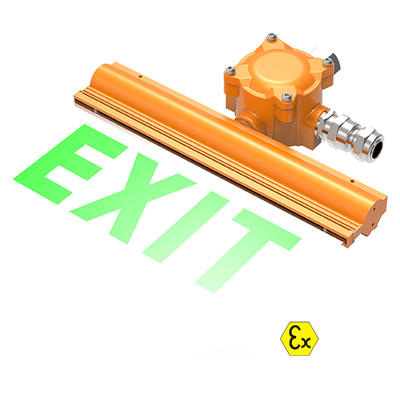 6W/0.5W Atex Emergency Lighting Explosion Proof Exit Light Jenis yang Dipertahankan